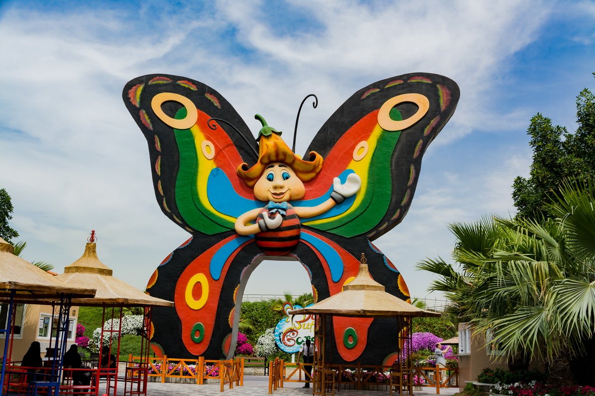 حديقة الفراشات DUBAI BUTTERFLY GARDEN