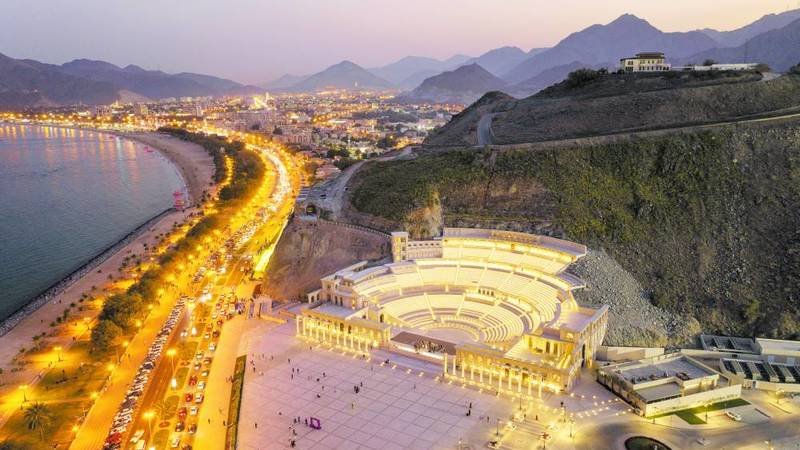 افتتاح مدرج خورفكان
