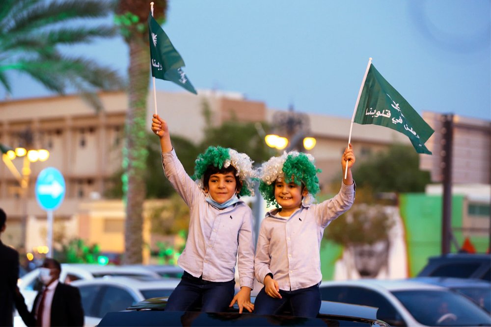 تعرف على أجواء احتفالات اليوم الوطني السعودي في دبي