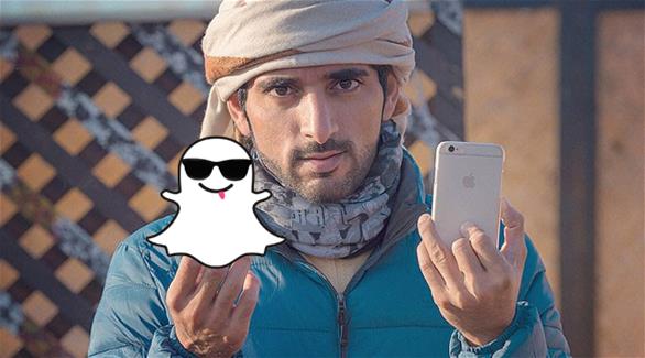حمدان بن محمد أول من وثق حسابه على سناب شات زووم الإمارات
