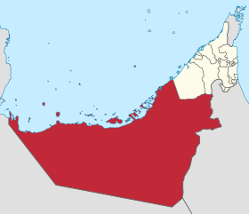 خريطة الامارات العربية المتحدة السبع