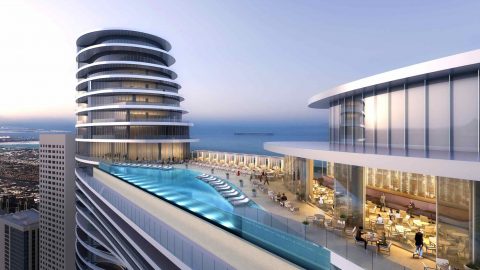 فندق العنوان سكاي فيو في دبي؛ أبرز المرافق وأنواع الغرف والأجنحة الفندقية